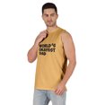 thumbnail image 4 of Inkmeso Printed Graphic World Okayest Dad€ T-Shirt For Mens Best Daddy Ever Gift T-Shirt, 4 of 7