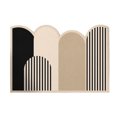 thumbnail image 2 of Meitianfacai Door Mat Indoor Entryway Rug Dirt Trapper Door Mats Non Slip Machine Washable Rubber Absorbent Door Mats Great For Entryway Garden Hallway, Black, 2 of 6