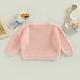 thumbnail image 3 of Chandail Tricoté pour Tout-Petit Fille Garçon, Blouse Chandail, Chandail Molletonné Chaud à Col Rond, Manches Longues, 3 of 6