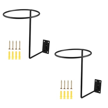 Unique Bargains 2pcs Motorbike Accessories Helmet Holder Dirt Bike Racing Helmet Hanger Helmet Rack Wall Mounted Hook