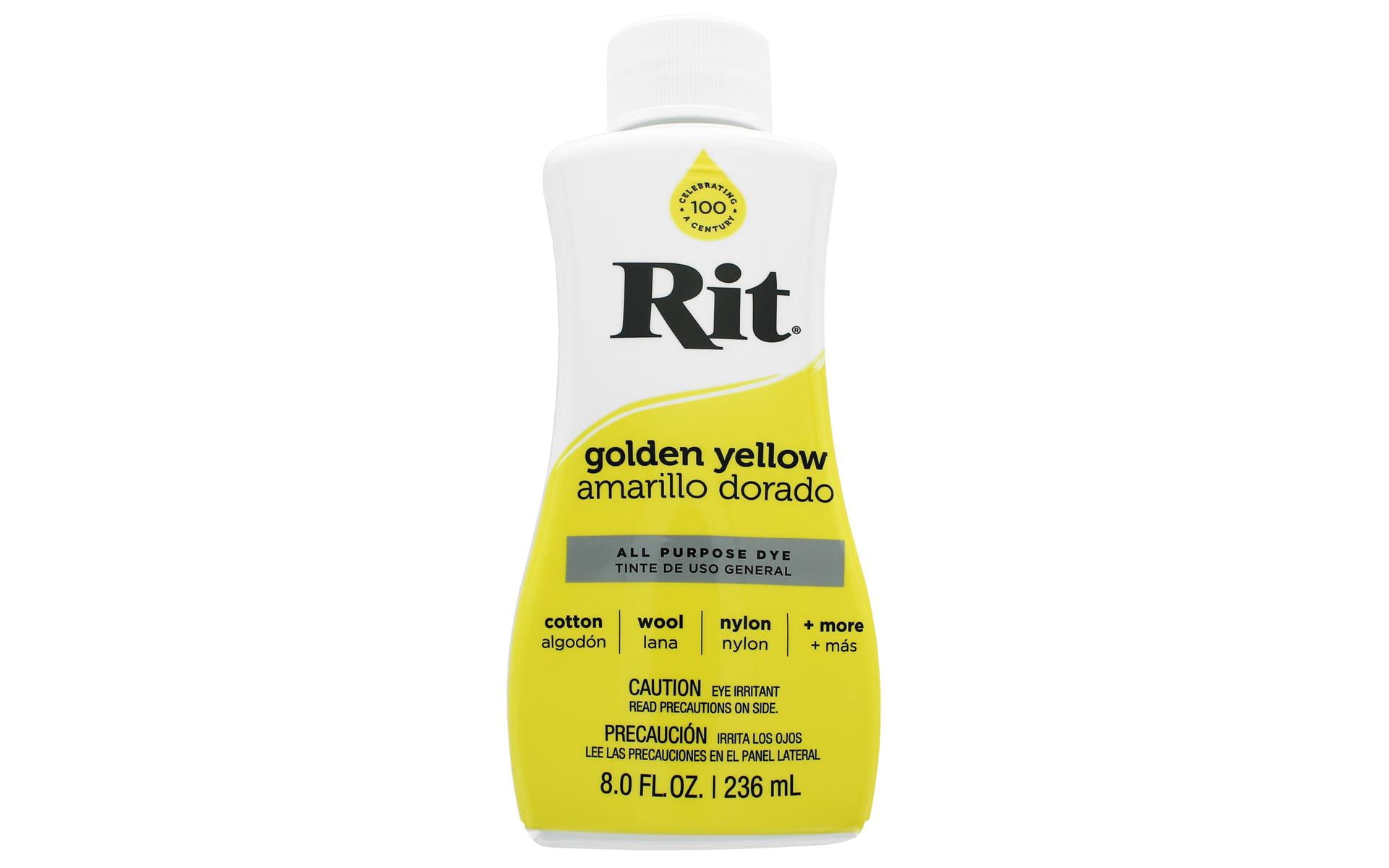 Rit Dye Liquid 8 Fluid oz Golden Yellow