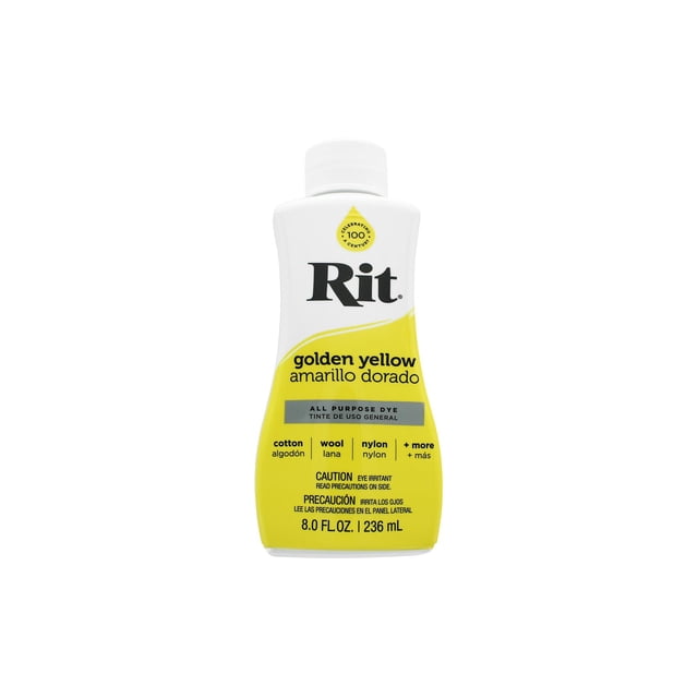 Rit Dye Liquid 8 Fluid oz Golden Yellow