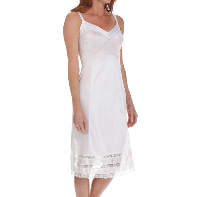 Combinaison pour Femme Shadowline 1302 Snip-it 28 Pouces (Blanc 38)