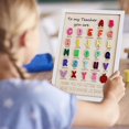 thumbnail image 2 of Teacher Gift Teacher Appreciation Teacher Gift Gift Teacher Thank You School Thanks Preschool Gift Elementary Wood Appreciate Educators Thank You Gift Engraved Name Colors, 2 of 8