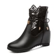 thumbnail image 5 of Cameland Oversized Women's And Bare Boots With Pointed Sloping Toe And Lace Cut Out Short Boots, 5 of 5