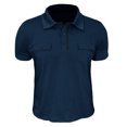 thumbnail image 4 of Mgmyaa Polos pour Hommes à Manches Courtes, T-Shirts à Col, Polos de Golf de Performance pour le Gym, Chemise Classique à Col Contrastant avec Poches, 4 of 4