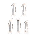 thumbnail image 3 of Unique Bargains 5 Packs Art Craft Knife Kit 5 Types Blades Hobby Exacto Knife Set with Plastic Box, 3 of 6