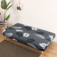 thumbnail image 3 of CHOK 2024 Futon Slipcover Armless Sofa Covers Stretch Sofa Bed Slipcover Protector Elastic (Light Gray Animal), 3 of 8