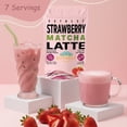 thumbnail image 3 of Roynest Premium Strawberry Matcha Latte Powder | Ready to Mix for Iced Drinks, Smoothies & Cold Beverages | Clean Energy | 150g Resealable Pouch, 3 of 8