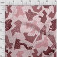thumbnail image 3 of oneOone Polyester Spandex Brown Fabric Abstracts Fabric For Sewing Printed Craft Fabric By The Yard 56 Inch Wide, 3 of 4