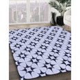 thumbnail image 3 of Ahgly Company Machine Washable Indoor Round Transitional Lavender Blue Area Rugs, 8' Round, 3 of 7