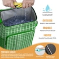 thumbnail image 5 of Rustic Plaid Soft Cooler Bag - 20L Insulated Leakproof Backpack Cooler for Picnics, Travel & Daily Use, 5 of 5