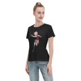 thumbnail image 4 of Women's Basic Short Sleeve T-Shirt Naruto Sakura, 4 of 6
