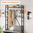 thumbnail image 4 of EDTara 5-in-1 Hall Tree with Bench, Coat Rack, Shoe Storage, Drawers, and Top Shelf – 36.41'' Freestanding Entryway Organizer with 17 Hooks for Mudroom or Entryway, 4 of 7