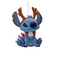 thumbnail image 1 of Décorations Hallmark de Noël (Renne Stitch, Lilo et Stitch, Disney), 1 of 6