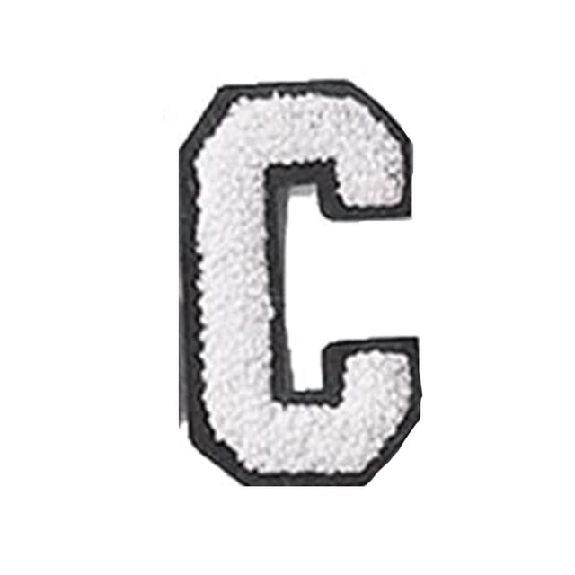 Intimates Accessory Glitters Iron On Letters Sew On Embroidered English Alphabet Applique Adhesive Repair For Fabric Clothing Shirts Jeans