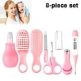 thumbnail image 1 of Baby Care Kit, 8pcs/Set Infant Health Kit Convenient Safety Daily Personal Caring Set with Box Nail Clipper Hair Brush Comb Nose Cleaner​ for Infant Health Caring, 1 of 6