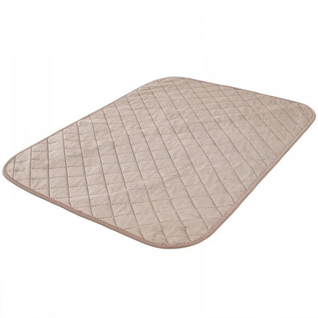 Tapis Imperméable pour Animaux de Compagnie et Tapis de Lit pour Chien en Fibre de Bambou Naturel Premium Réutilisables Anti-Fuites, Tapis de Protection Absorbants Doux