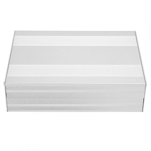 Boîte de Protection en Aluminium de Type Split Sablage 54x145x200mm, Boîte de Refroidissement d'Instrument de PCB, pour la Dissipation de Chaleur pour la Protection de Projet Électronique