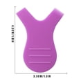thumbnail image 2 of 10pcs/bag Eyelash Brushes Plastic Eyelash Comb Portable Makeup Eyelash Lifting Perm Comb Y Shape Portable Makeup Tools, Purple Red, 2 of 8