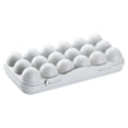 thumbnail image 1 of Hearth & Gear Reusable Egg Carton With Lid 18 Grid Stackable Fridge Egg Holder Tray For Kitchen Restaurant & Camping Storage 1pc Coffee Canisters with Airtight Lids Pasta Containers Storage Food Prep, 1 of 4
