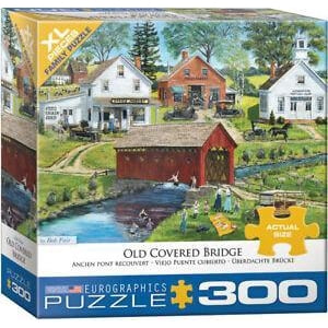 EuroGraphics (EURHR Old Covered Bridge 300Piece Puzzle 300Piece Jigsaw Puzzle
