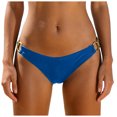 thumbnail image 1 of Yammkia Full Coverage Bikini Bottom Womens Bikini Bottoms String Bathing Suit Bottom Reversible Full Coverage Mid Rise Side Tie Swim Briefs(Blue,M), 1 of 6