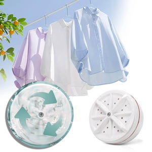 Cagogo sous $5 portatif Mini Lave-linge, Mini portatif USB Lave-linge, Coupe d'aspiration Turbo Lave-vaisselle, Travel College Appartement Lave-glace, Petits vêtements Nettoyant de légumes