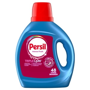 Persil Intense Fresh Everyday Clean Liquid Laundry Detergent, Lasting Freshness, Protects Colours, 1.86L, 48 Wash Loads, HE Compatible, 1 bottle