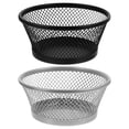 thumbnail image 1 of 2pcs Mesh Paper Clips Container Paper Clips Desk Storage Basket Household Clip Holder, 1 of 9