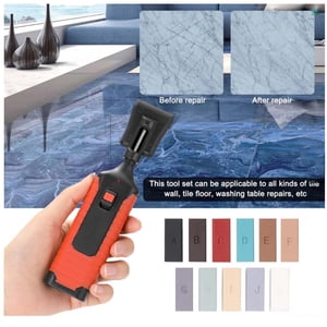Vaidha Laminate Repairing Kit Wax System Floor Worktop Scratches Mending Tool Set