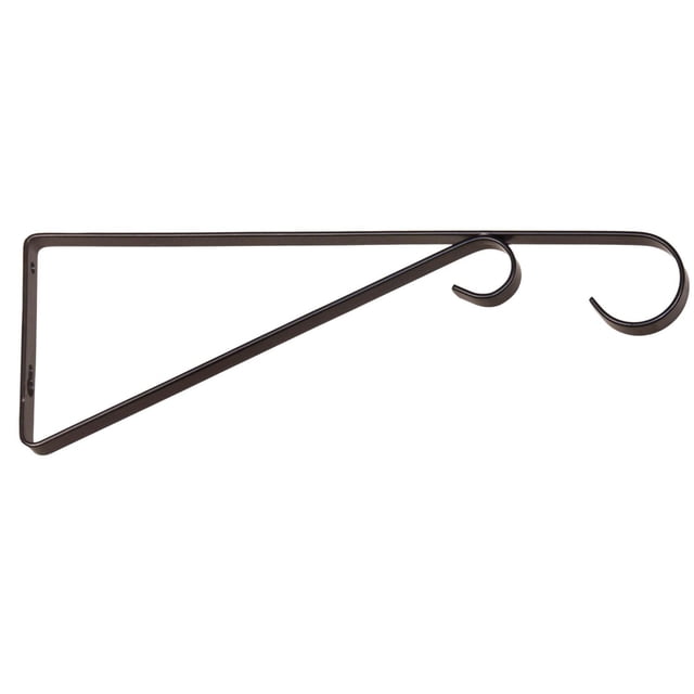 Panacea Hanging Plant Bracket, 12", Steel, Black