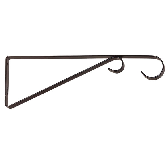 Panacea Hanging Plant Bracket, 12", Steel, Black