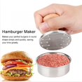 thumbnail image 4 of Bangcool Hamburger Patty Maker Stainless Steel Mini Burger Press Meat Press for Kitchen, 4 of 10