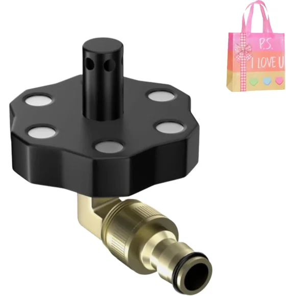 O-Ring Chassis Cleaning Kit Fast Efficient Cleaning of Wheel Arches and Landing Gear Anti Rust High-Pressure Flushing Device for Truck Car Chassis Black 1 Pc