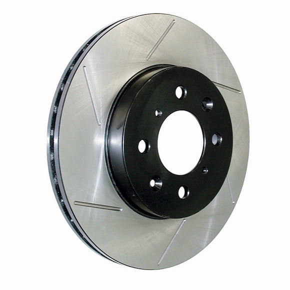 Stop Tech Power Slot Brake Rotor 126.66041SL SportStop Slotted; Silver E-Coated; Alloy; Single
