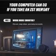 thumbnail image 3 of DDR3 DDR4 Module de Mémoire Ram Ordinateur Portable 32 Go 16 Go 8 Go 4 Go 1333 1066 1600MHz Mémoire d'Ordinateur Portable Largement Compatible (Noir) DDR4 16 Go 2133 1.2V, 3 of 5