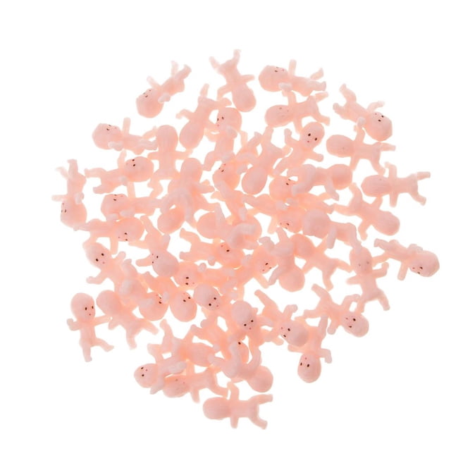 50 Pieces Babies Dolls for Party Favor Decor Party Decorations Pink