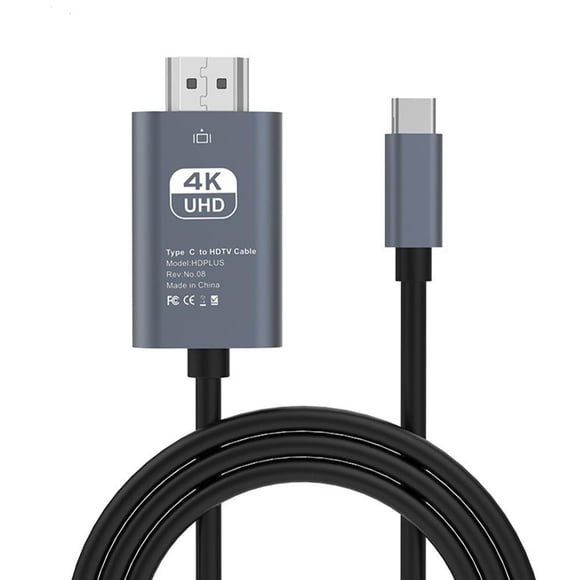 USB C to 4K HDMI Cable Video Converter Adapter 2M Type C to HDMI 4K Cord ,.; US D8S9