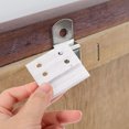 thumbnail image 3 of HEALEEP 2Set Cleat Hangers Wall Aluminum Alloy Silver Homeowners Design, 3 of 8