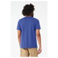 thumbnail image 2 of Bella Canvas Mens CVC Jersey Tee, XS, Solid True Royal Blend, 2 of 2