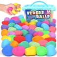 thumbnail image 1 of Slow Rising Stress Ball 50 Pack: Mini Squishy Ball for Kids Anxiety Relief, Hand Therapy Sensory Toy, Pull Stretch Fidget Toy, Prize Box Toys for Classroom, Bulk Toy for Teacher, 1 of 7