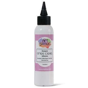 Art Glitter Designer Colle Artisanale Adhésive Transparente Sèche 4 oz