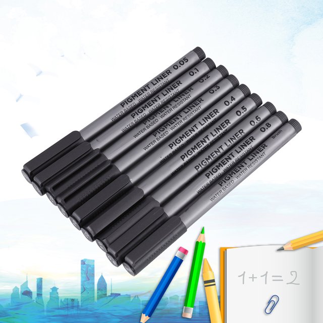 Fine Line Drawing Pen, Artist Pen Set Sketching Pen For Home Classroom School Painting