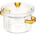 thumbnail image 1 of LOVEVER Glass Steamed Egg Bowl Glass Snack Containers Rice Bowl Mini Cocotte Soup Bowl with Lid Baby, 1 of 6