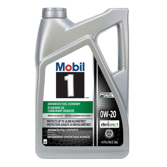 Huile moteur entièrement synthétique Mobil 1™ Économie de carburant avancée 0W-20, 4,73 L