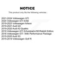 thumbnail image 2 of CMX Front Rear Disc Brake Rotors Kit for Car Volkswagen Audi GTI Q3 Golf R Arteon S3 A3 Quattro K8-101709, 2 of 8
