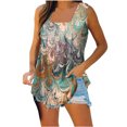 thumbnail image 1 of T-shirts pour Femmes Mode Femmes Imprimé Débardeurs Confortables Légers Camisole T-Shirt T-Shirt Imprimé Machine, 1 of 5