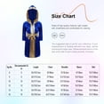 thumbnail image 5 of Alvivi Enfants Garçons Robe de Boxe Art Martial Muay Thaï Uniforme Manches Longues Kick Boxe Robe à Capuche Ensembles Noir&Rose Vif A 16, 5 of 5
