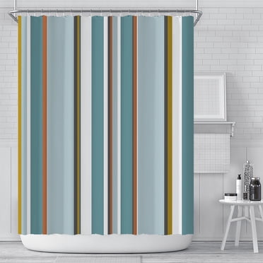 PANDACO Rideau de Douche en Tissu Béryl (180 cm x 180 cm) (72 Pouces x 72 Pouces)